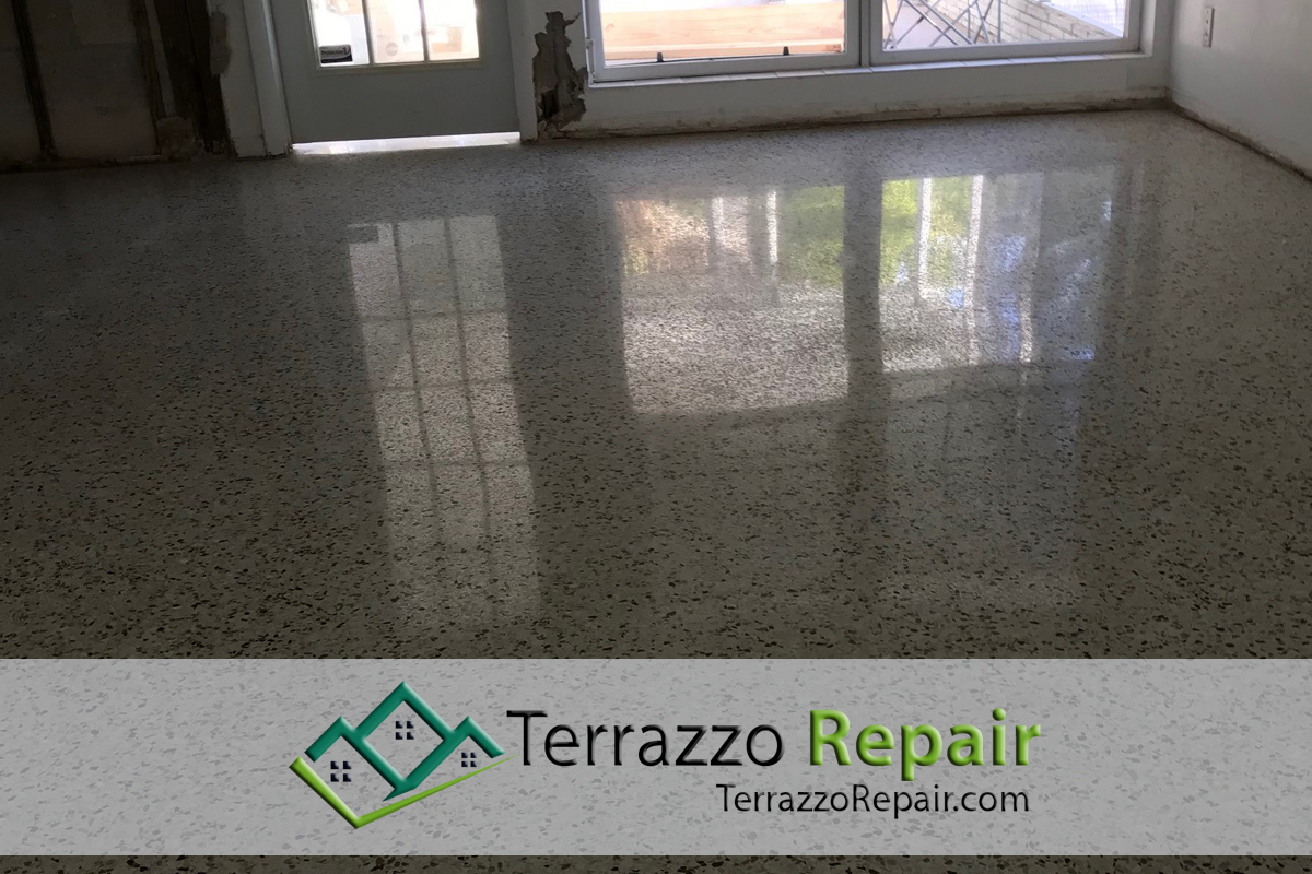 Terrazzo Floor Restored Service Fort Lauderdale