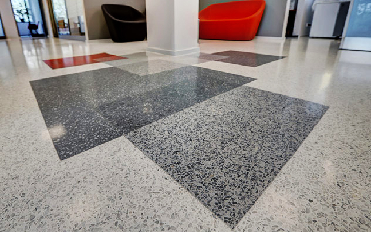 Terrazzo Floor Installation