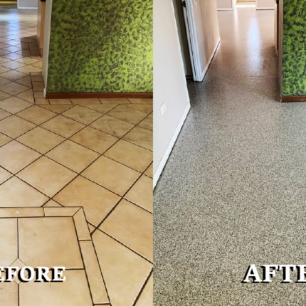 Terrazzo Floor Installation